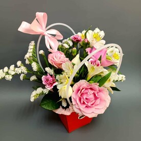 Авторский букет в сумочке