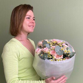 BONJOUR букет "Ромашковые поля 9.0"