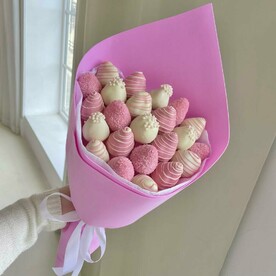 Букет из клубники в шоколаде "Зефир"