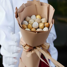 Букет из клубники в шоколаде "Золотце"