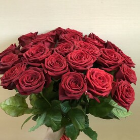 25 красных роз