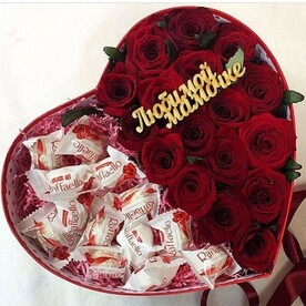 Сердце любимой мамочке