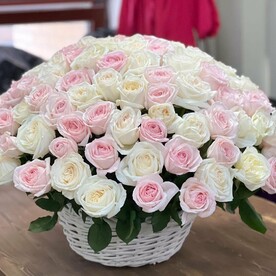 101 Роза в корзине 💞