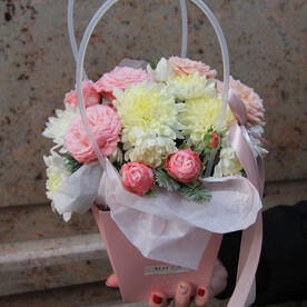 Сумка с цветами