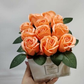 Композиция из мыльных роз