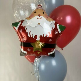 Шары на Новый год "Санта"