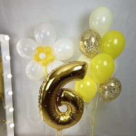 Шары с ромашкой