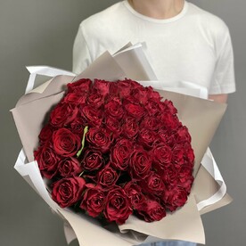 Букет 51 красная Роза