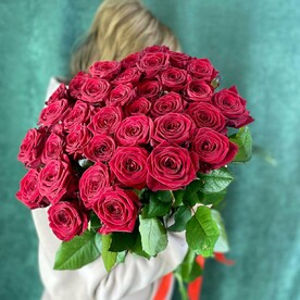 Букет красных роз