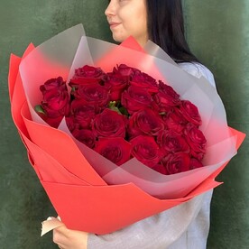 Букет красных роз