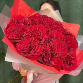 Букет красных роз Эквадор
