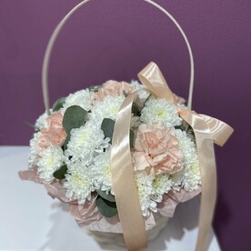 Корзина цветов «Воздушная»