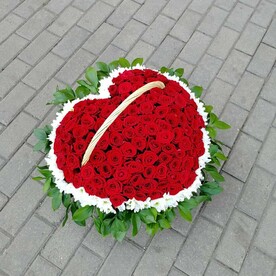 Сердца из роз