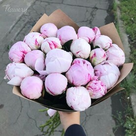 Букет из пионов.