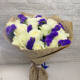 Букет из 21 розы.