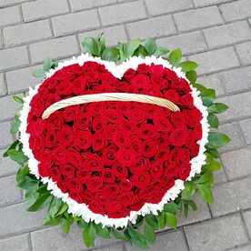 Сердца из розы.