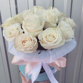 Белые розочки