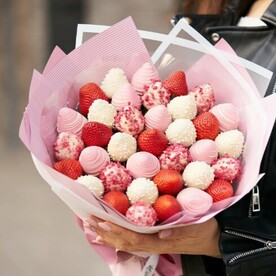 Букет из клубники Клубничный сорбет