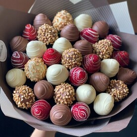 Букет из клубники в шоколаде Мокко