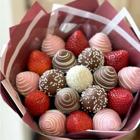 Букет из ягод Фруктовая романтика S