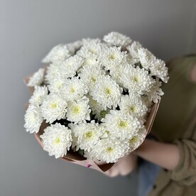 Монобукет из хризантем Алтай