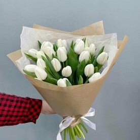 Букет тюльпанов 19 штук