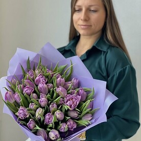 Тюльпаны пионовидные 37 штук