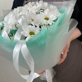 Букет кустовых хризантем "My love"