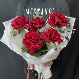 Букет роз ( французские розы 5 шт)