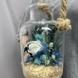 Флорариум со стабилизированными цветами «Идиллия»