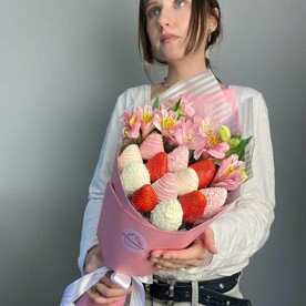 Букет из клубники в шоколаде "Престиж"