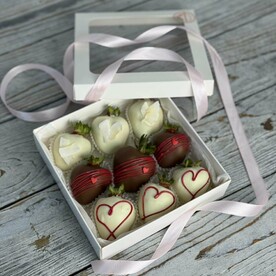 Мое сердце (клубника в шоколаде)