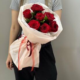 Букет красных роз