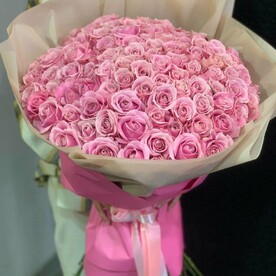 101 розовая розочка