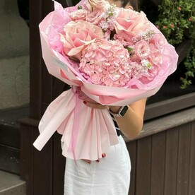 Букет "Клубничные сливки"