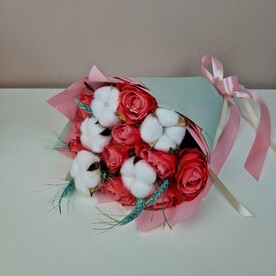 Искусственные цветы букет роз