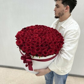 101 РОЗА В КОРОБКЕ 😍