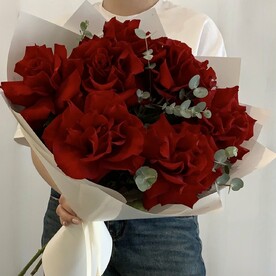 Французские розы 🌹 и эвкалипт