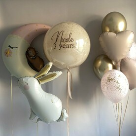 Композиция из шаров на день рождения