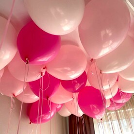 Набор воздушных шаров под потолок «Розовое облако», 30 шт.
