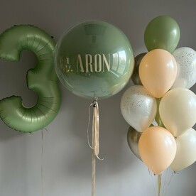 Воздушные шары Олива с Bubble