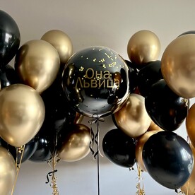 Воздушные шары для девушки - Она Львица