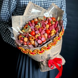 Съедобный колбасный букет