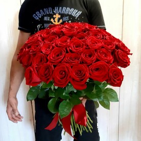 51 красная роза