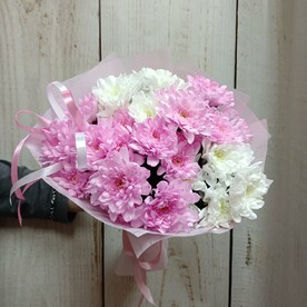 Букет из кустовой хризантемы Чудесный день