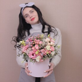 Сборный букет в коробке