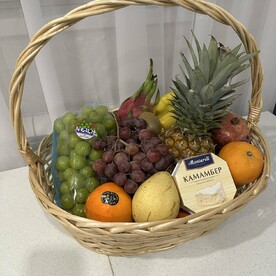 Подарочная корзина с фруктами 😍