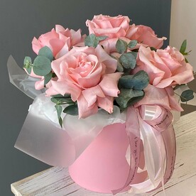 Коробочка с французскими розами😍