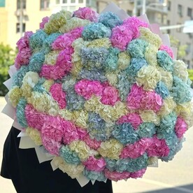 Букет из 101 гортензии Chantal Акварель