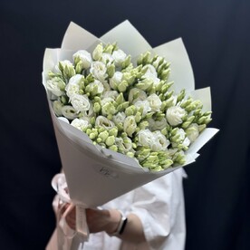 Нежный букет из эустом